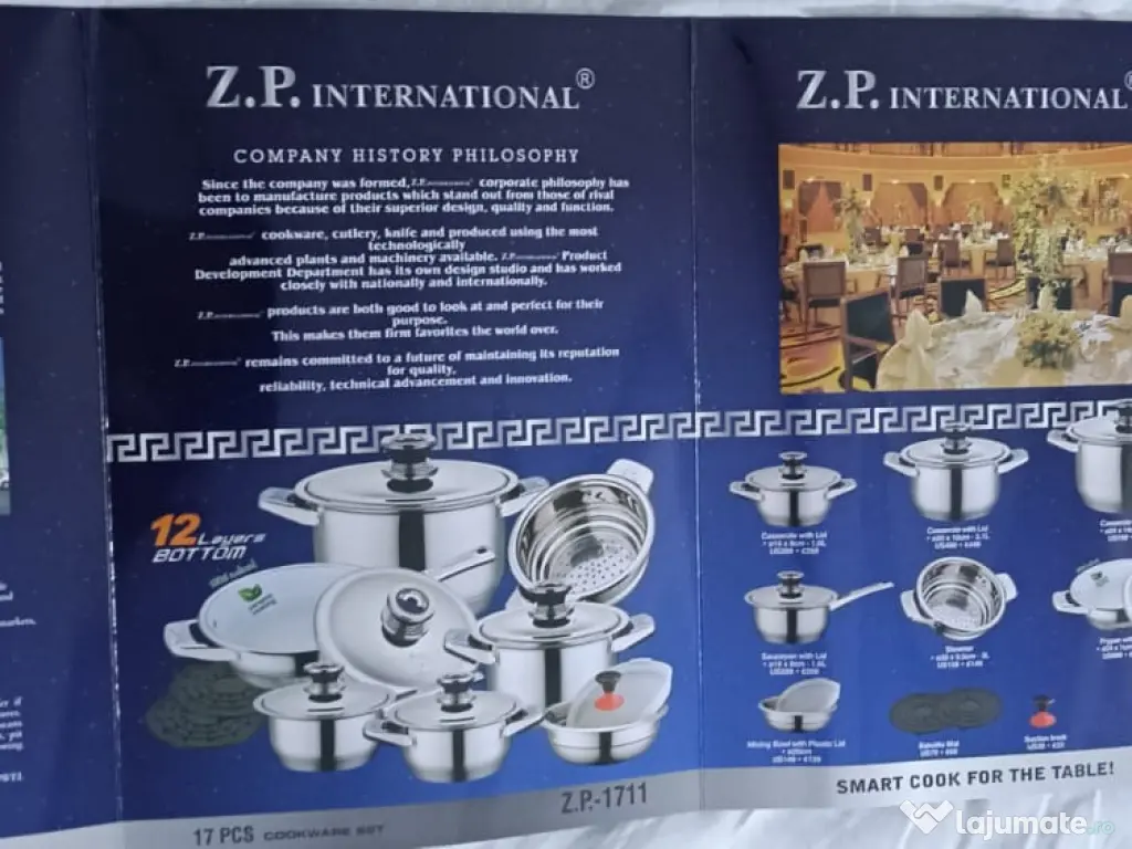 Vând set Z.P. INTERNATIONAL 12 piese 