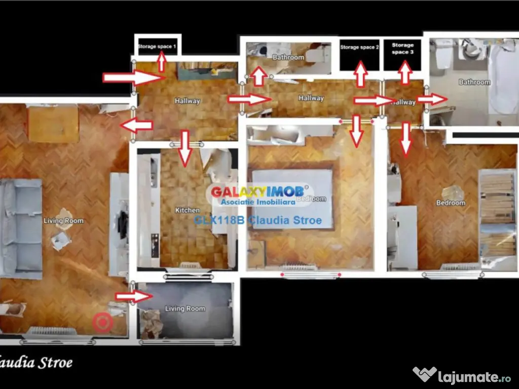 APARTAMENT 3 CAMERE OBOR METROU 