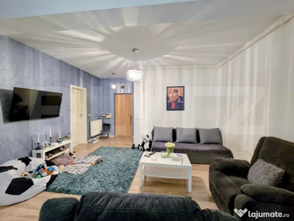Apartament 2 camere, 57 mp utili, Parter înalt, Parcare cu 