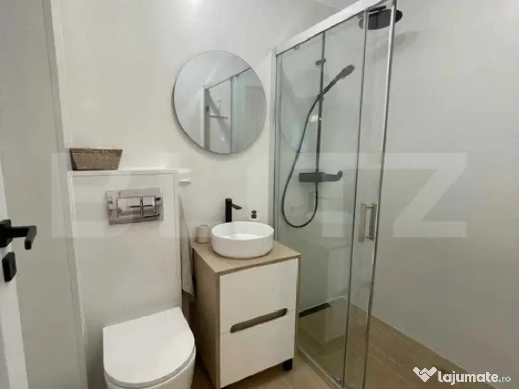 Apartament 1 cameră, încălzire în pardoseală, parcare, 