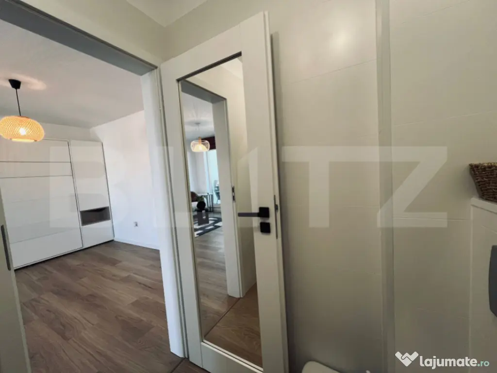 Apartament 1 cameră, încălzire în pardoseală, parcare, 