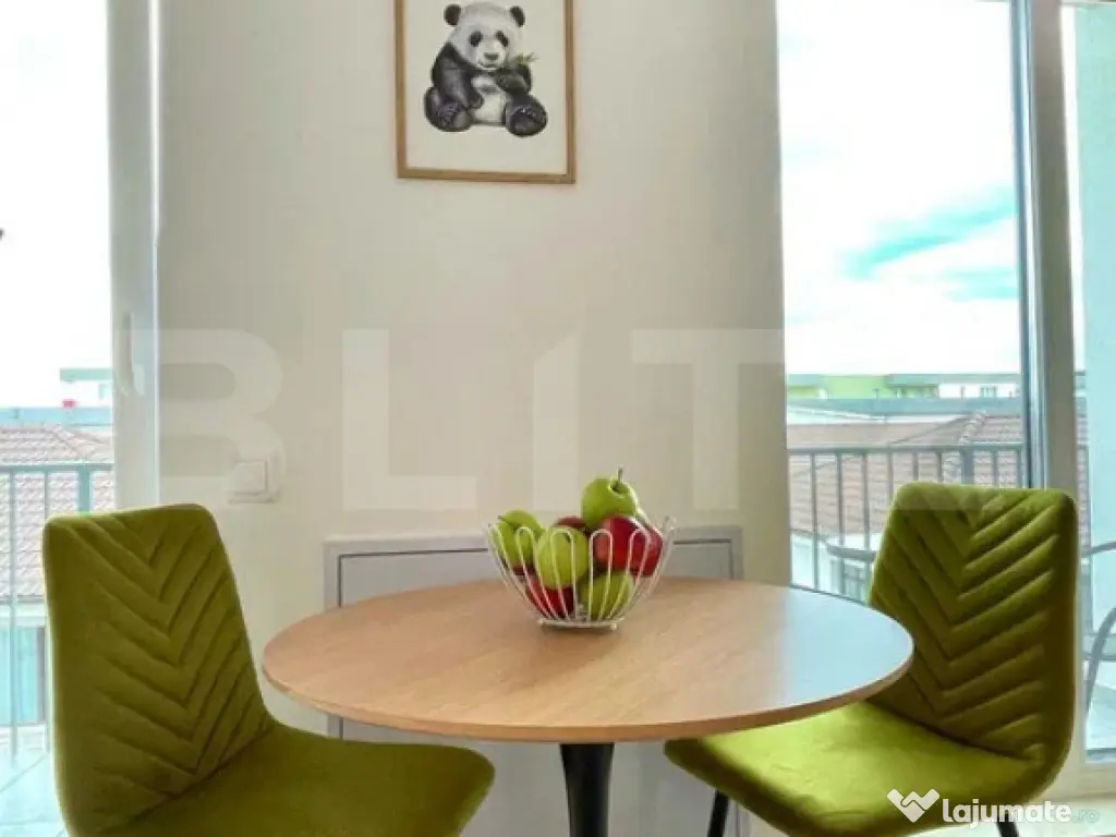 Apartament 1 cameră, încălzire în pardoseală, parcare, 