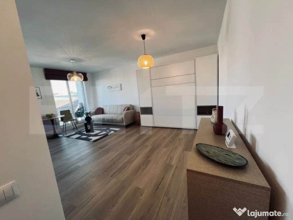 Apartament 1 cameră, încălzire în pardoseală, parcare, 