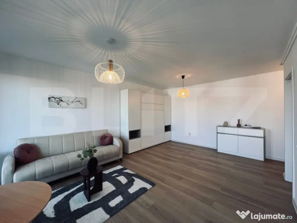 Apartament 1 cameră, încălzire în pardoseală, parcare, 