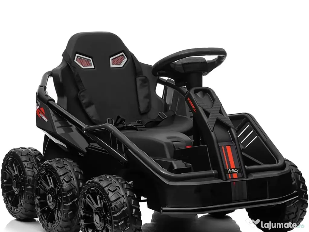 UTV electric pentru 2 copii Kinderauto BJSX2319 6x6 300W 24V Black