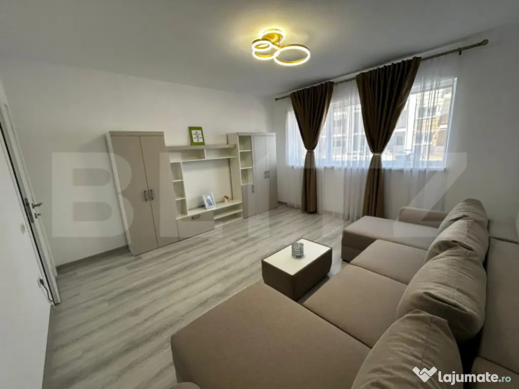 Apartament 2 camere, modern, mobilat si utilat - Sanpetru 