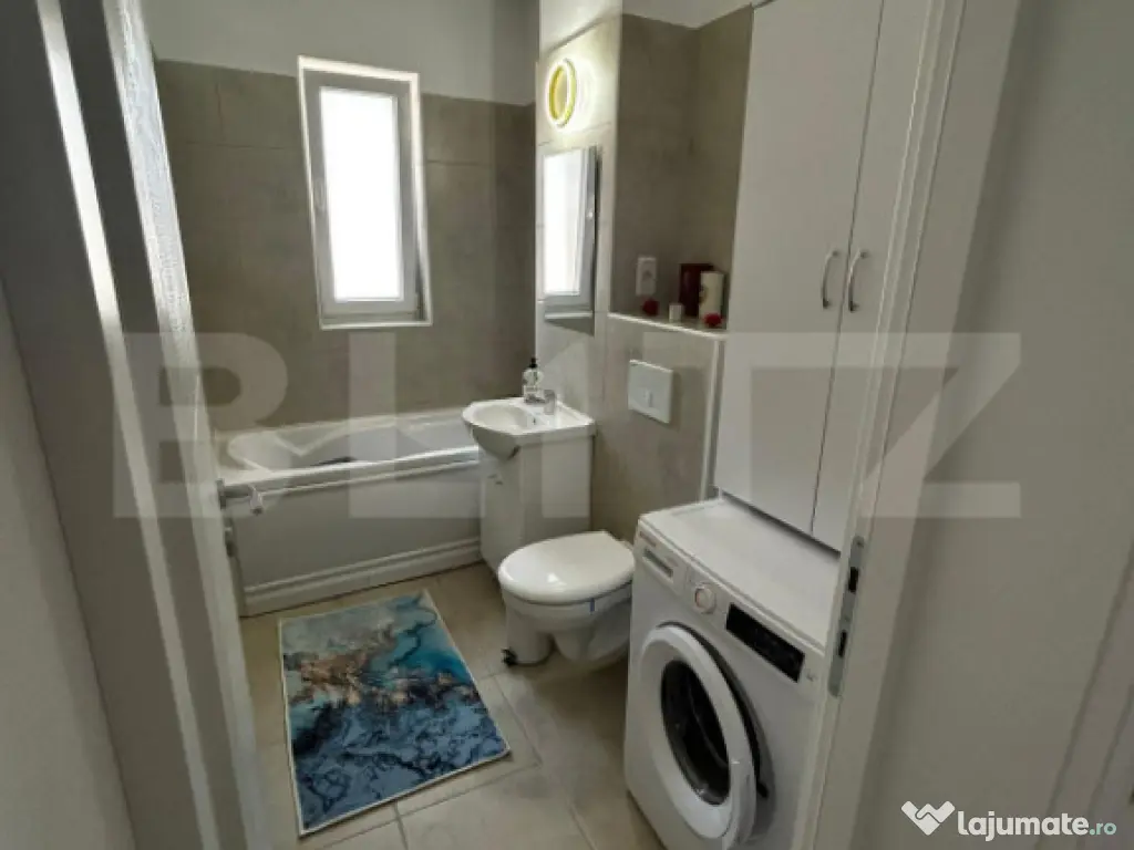 Apartament 2 camere, modern, mobilat si utilat - Sanpetru 