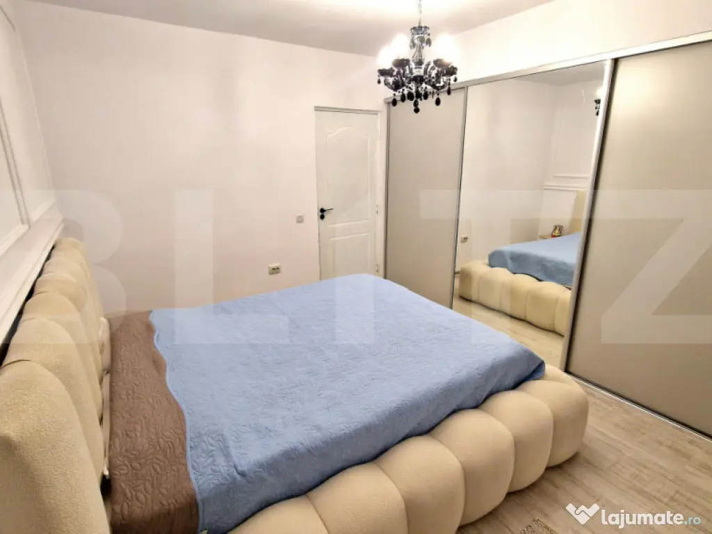 Apartament modern cu 3 camere, etajul 1, parcare cu CF, semi 