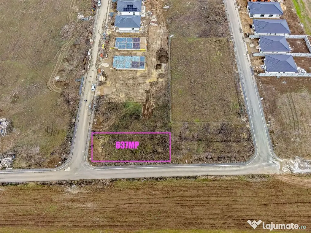 REZERVAT - Teren 637 mp | 2 fronturi stradale | Cartier V... 