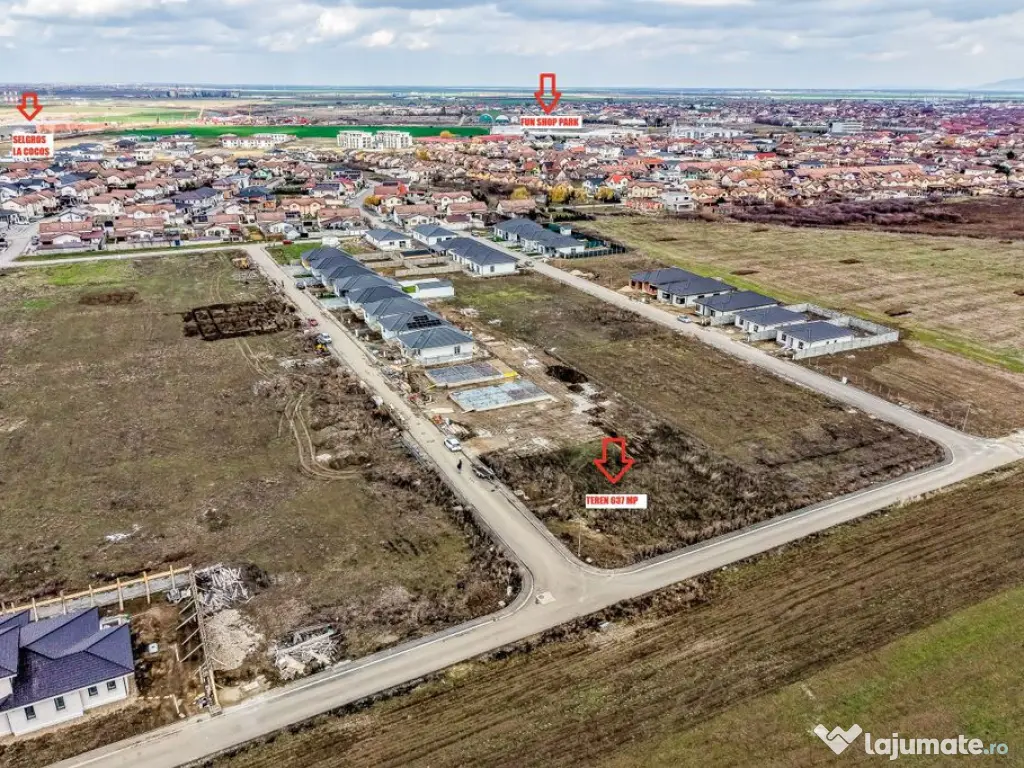 REZERVAT - Teren 637 mp | 2 fronturi stradale | Cartier V... 