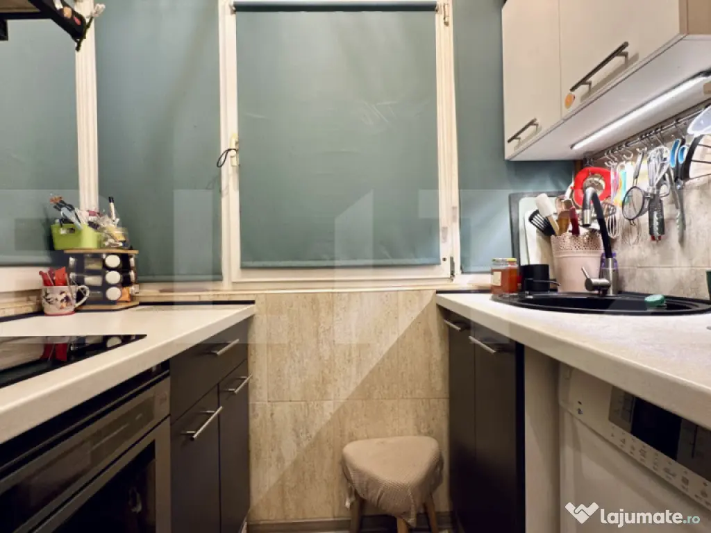 Decebal-Dacia, apartament decomandat cu 2 camere renovat 202 