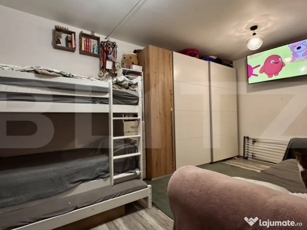 Decebal-Dacia, apartament decomandat cu 2 camere renovat 202 