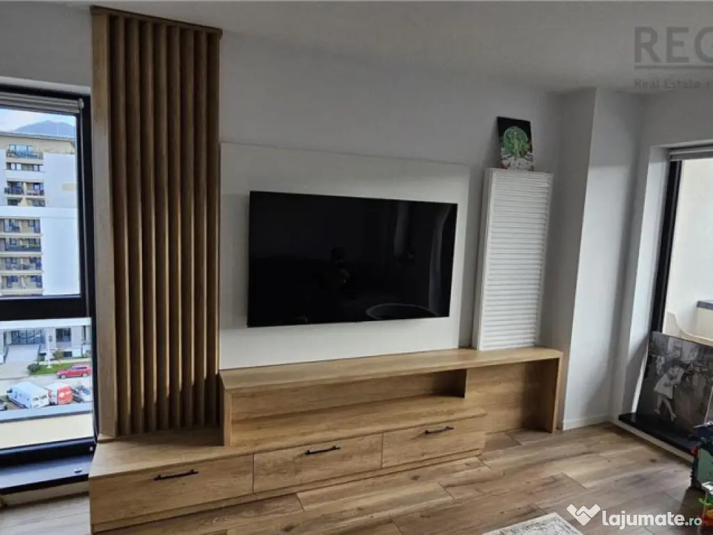 Apartament 2 camere modern, complet mobilat si utilat, cu pa 