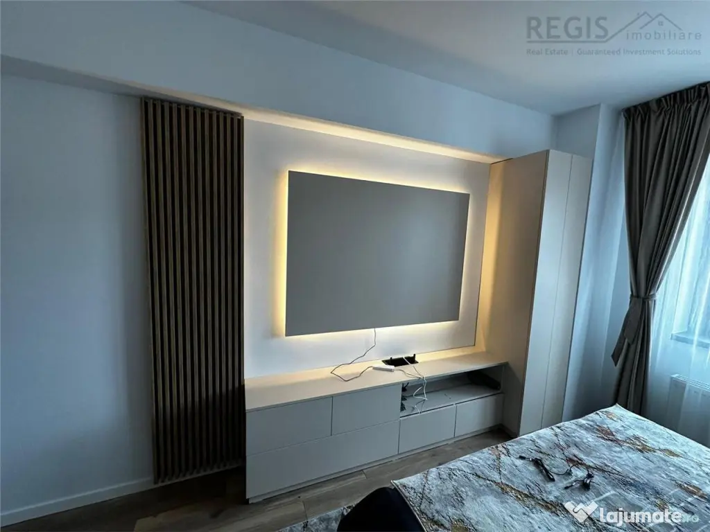 Apartament 2 camere modern, complet mobilat si utilat, cu pa 