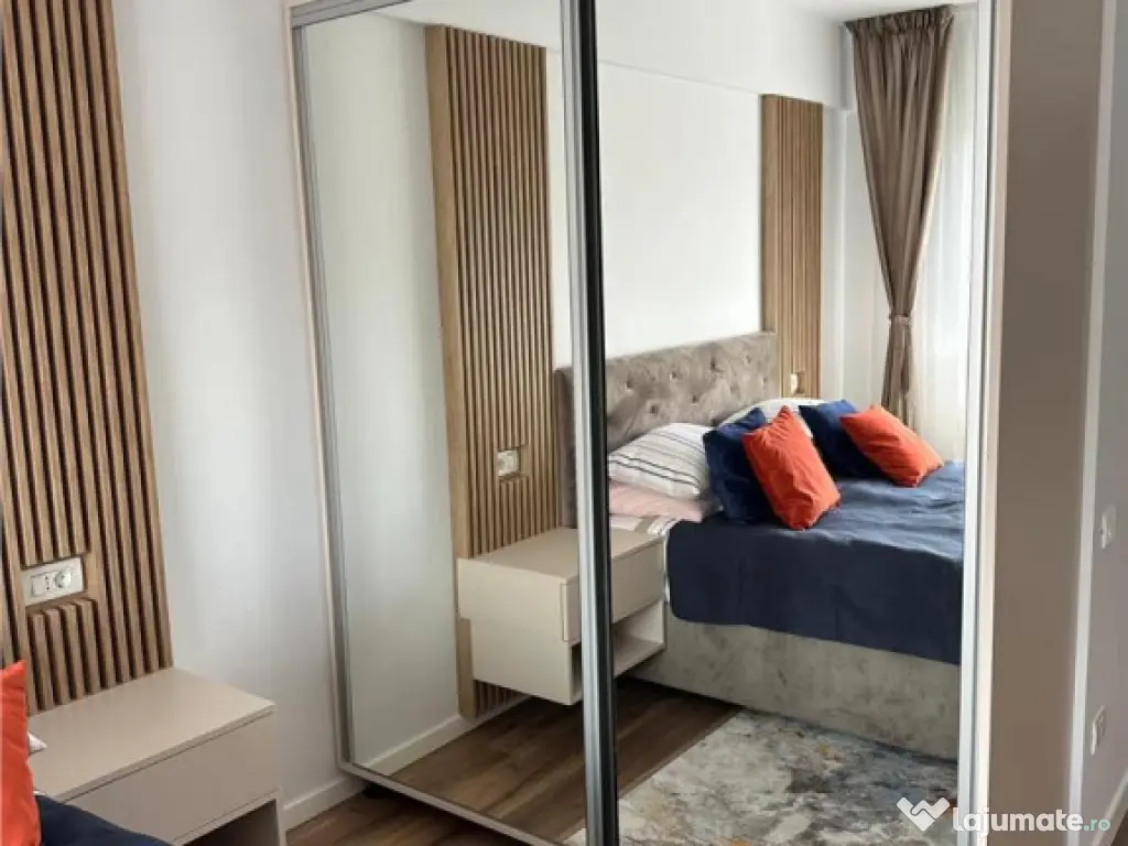 Apartament 2 camere modern, complet mobilat si utilat, cu pa 