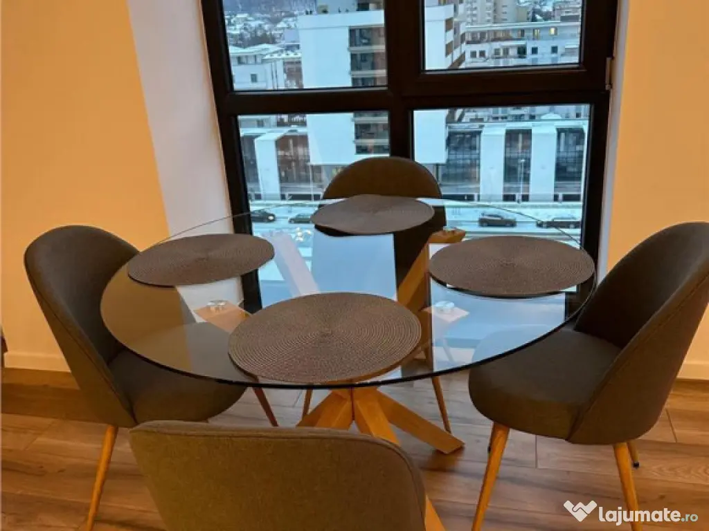 Apartament 2 camere modern, complet mobilat si utilat, cu pa 