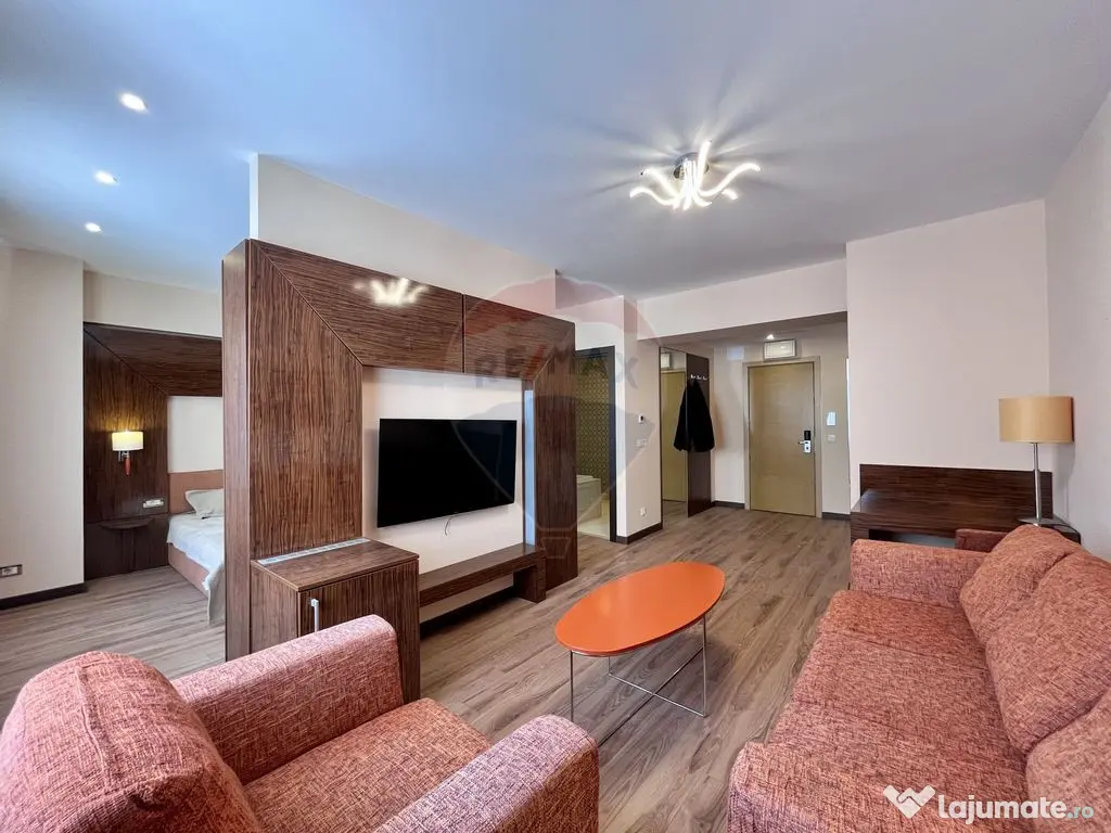 Studio mobilat complet cu parcare inclusa in pret in Rin ... 