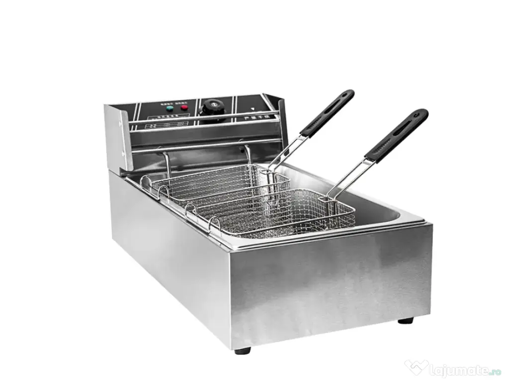 Friteuza cu o cuva – 2 x 6 litri 