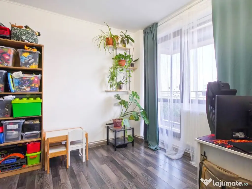 Apartament 2 camere Bragadiru Alunului, mobilat, balcon 1... 