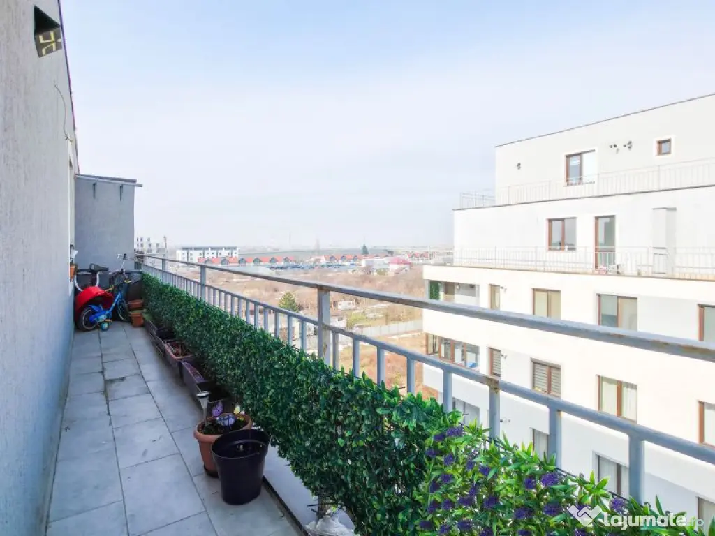 Apartament 2 camere Bragadiru Alunului, mobilat, balcon 1... 