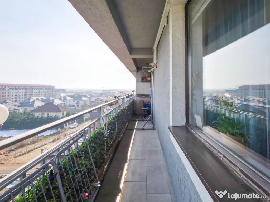 Apartament 2 camere Bragadiru Alunului, mobilat, balcon 1... 