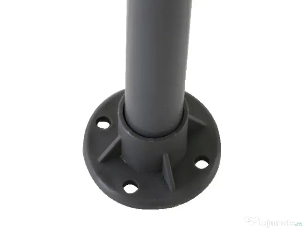 Pavilion CORT Umbrela Cadru Metal Gradina Terasa Curte Evenimente Gri 3x4x2.65M 