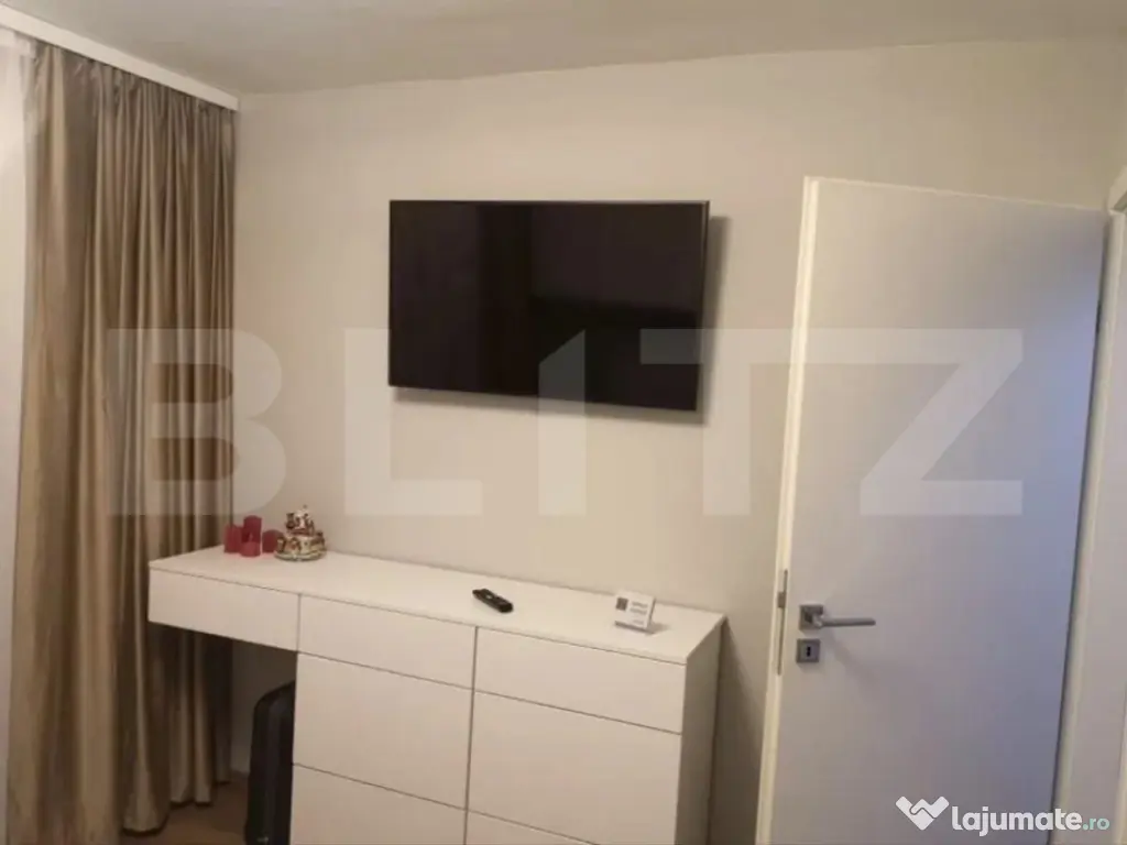Apartament modern cu 2 camere, etaj intermediar, zona Zamca 