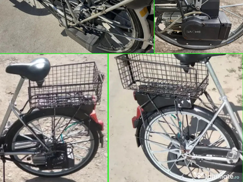 Bicicleta cu motor SACHS 30cc consum doar 1% 