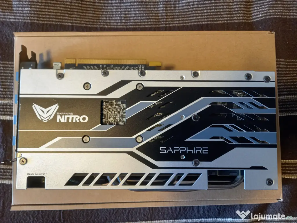 Placă Video Sapphire Radeon RX 580 Nitro+ 8GB GDDR5 – Stare Impecabilă 