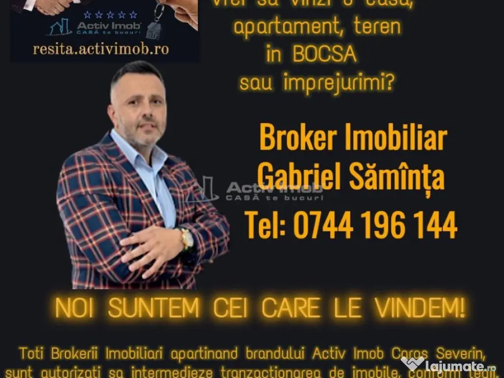 Casa Solida, pentru Familie extinsa, cu Gradina si Teren, D 