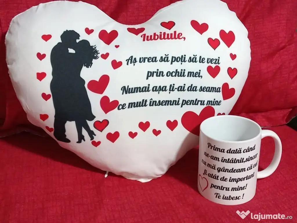 Căni și perne personalizate 
