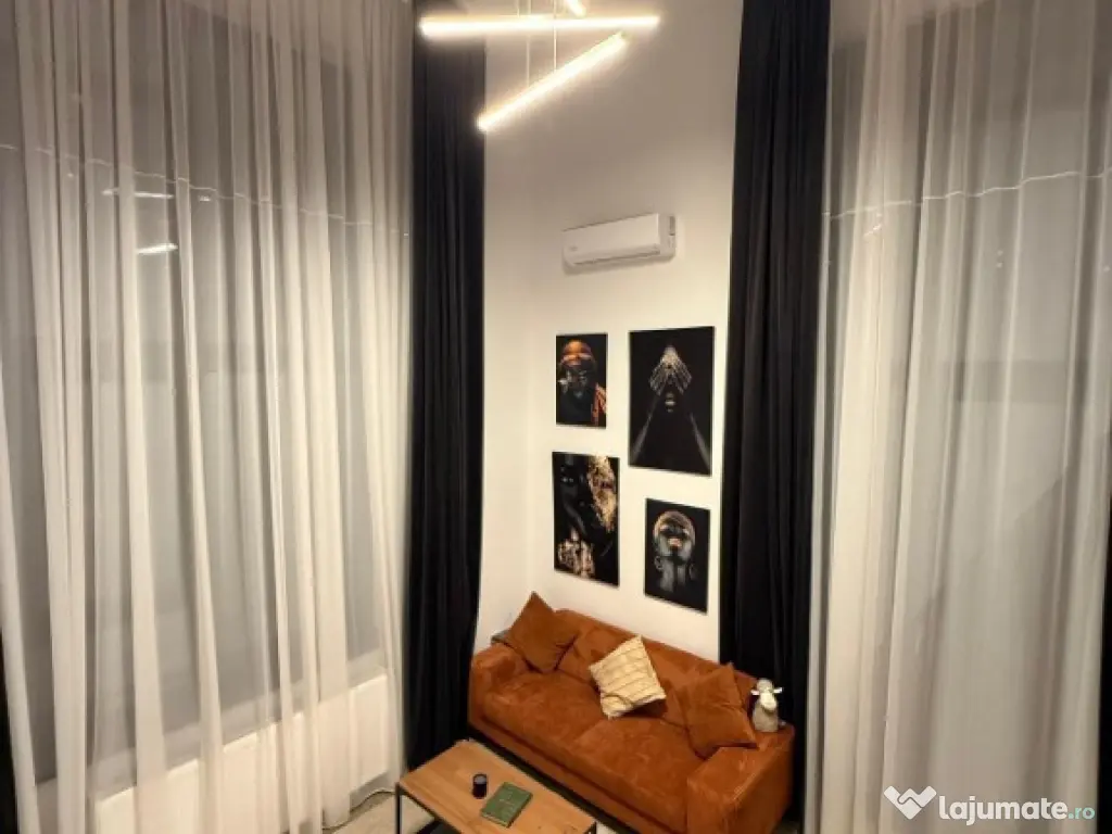 Apartament 2cam loft,modern scară interioară,mobilat,utilat,Colentina