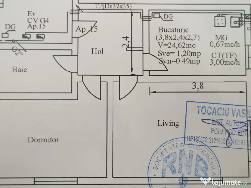 Apartament cu 2 camere | Loc de parcare | Mobilat complet 
