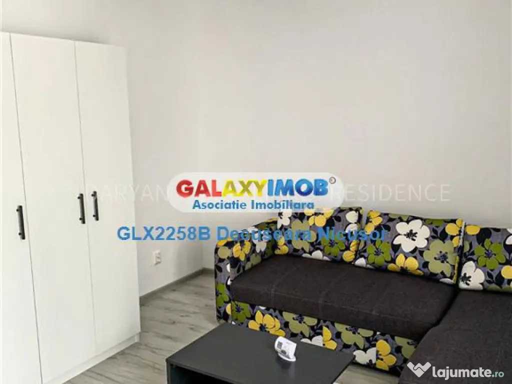 Garsoniera mobilata, utilata in Militari Residence 280 euro 