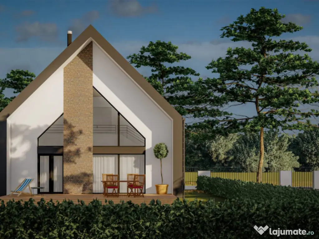 Casă P+M la roșu de vânzare în Catalina – zonă liniș 