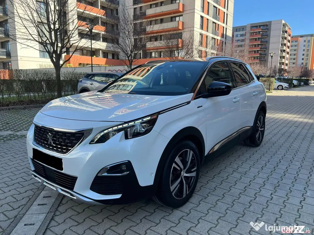 PEUGEOT 3008 GT-line an 2017 motor 1.2 benzina euro 6. 130 cp 127.000km 
