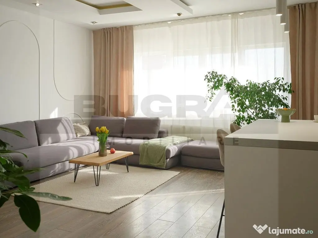 Apartament premium cu 3 camere, 79 mp, parcare subterană 