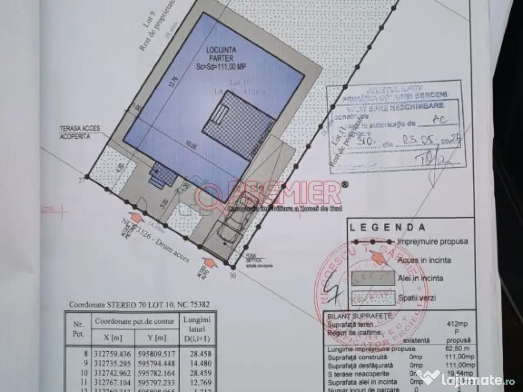 Vile Comuna Berceni – 4 camere, curte 400 mp, Finisate 