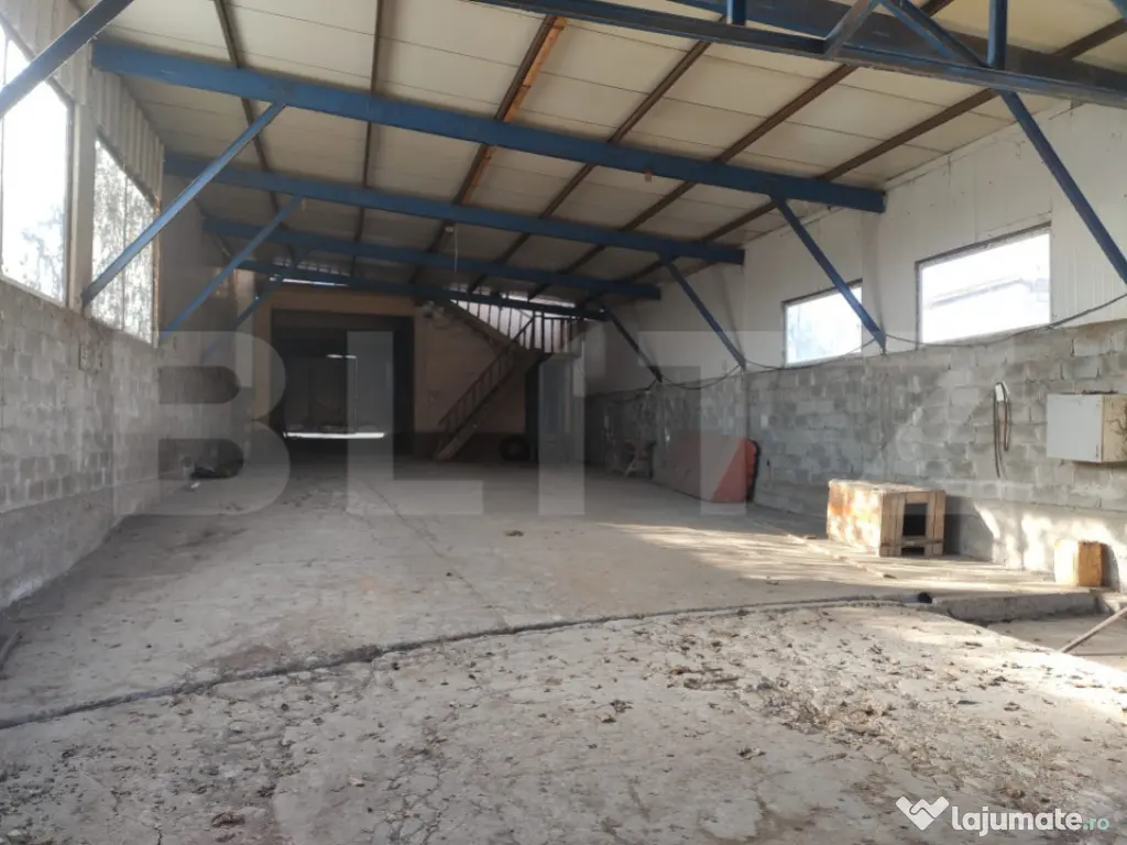 Proprietate Mixtă cu Hală de Producție și Locuință – 