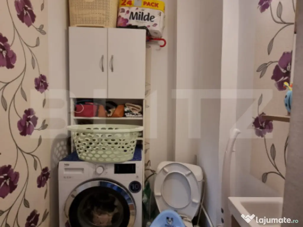 Apartament 3 camere, 66mp, decomandat, 2 bai, zona Pacurari 