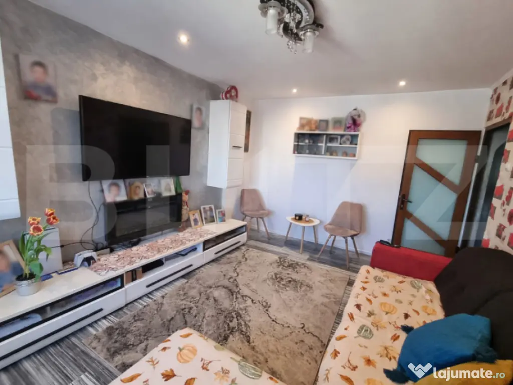 Apartament 3 camere, 66mp, decomandat, 2 bai, zona Pacurari 