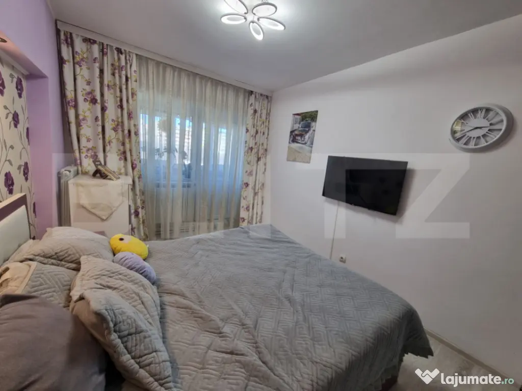 Apartament 3 camere, 66mp, decomandat, 2 bai, zona Pacurari 