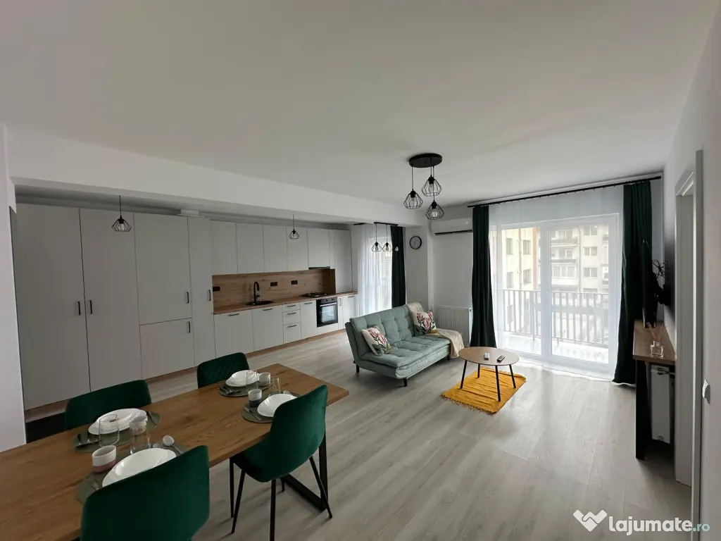 Închiriez apartament 2 camere + parcare subterana 