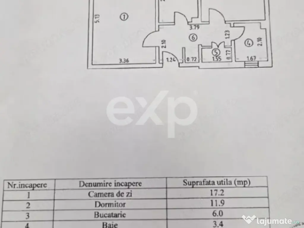 De vânzare apartament 2 camere decomandate, Zona Tic-tac, e 