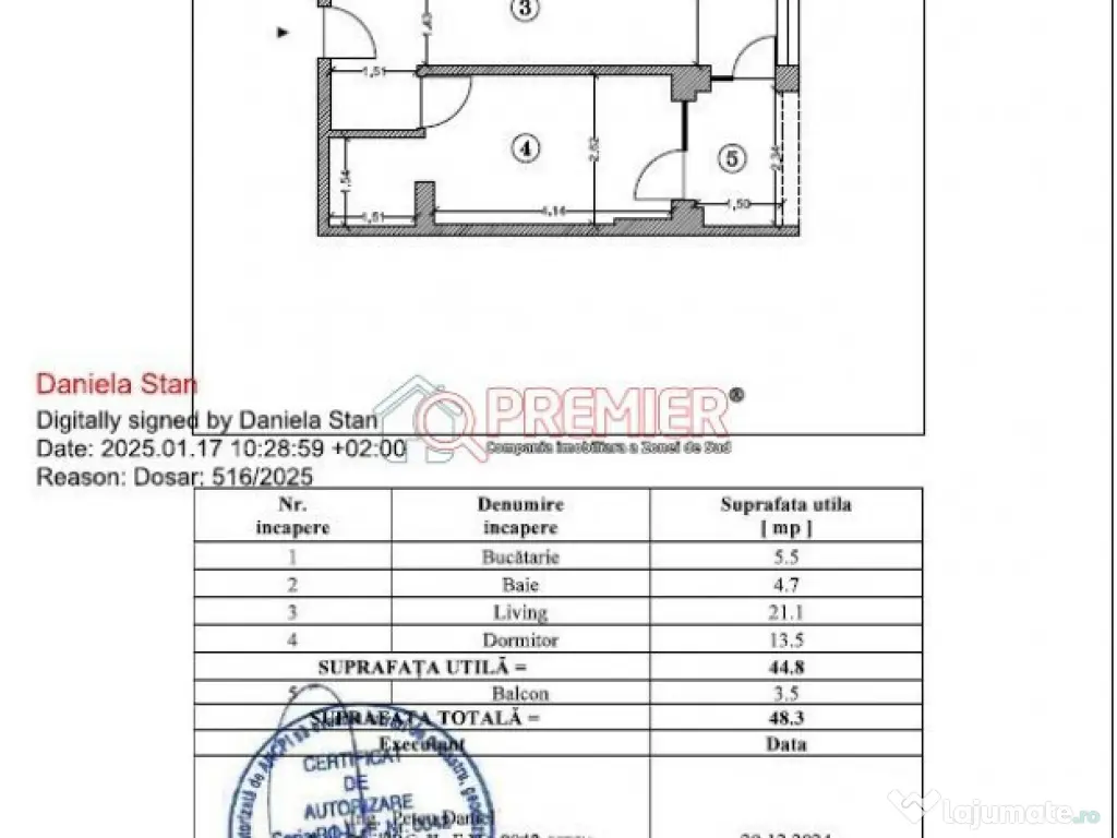 Delta Vacaresti - Targ Vitan - 2 camere - Gata de mutat 