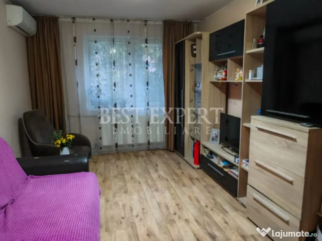 Apartament 4 camere cu geam la baie, bloc reabilitat, 5 min 