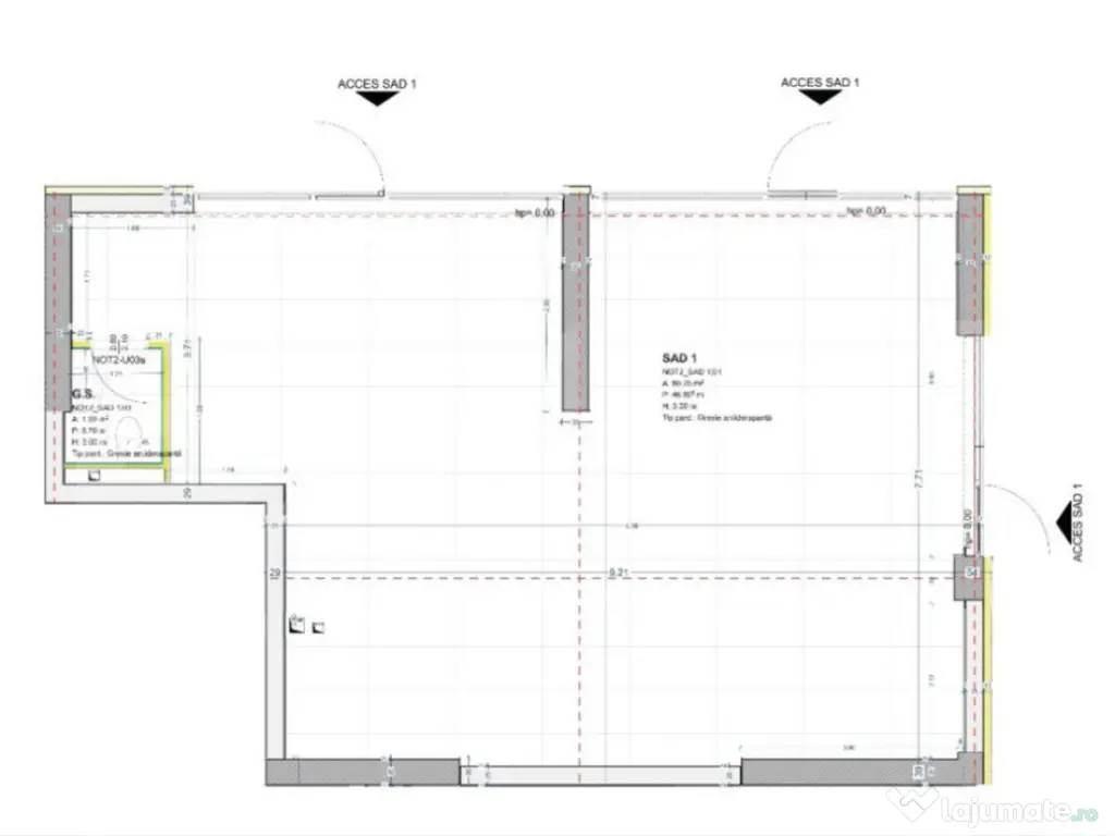 Spațiu comercial, 80 mp utili, Calea Torontalului