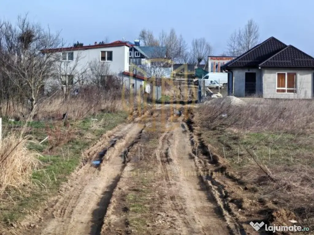 Teren Comuna Berceni intrare Dobreni 400 mp deschidere 16 ml 