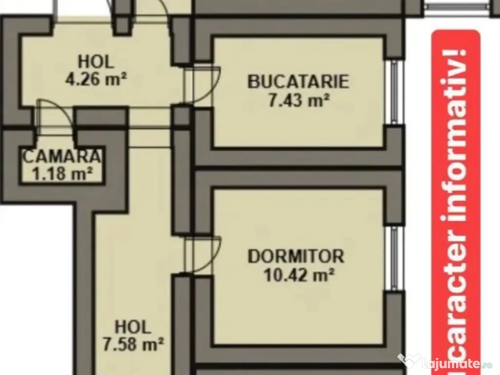 Pacii - Apartament 3 camere 