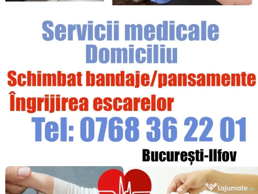 Servicii medicale la domiciliu in București si Ilfov 